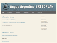 Tablet Screenshot of angusargentino.une.edu.au