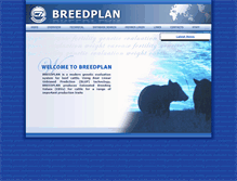 Tablet Screenshot of breedplan.une.edu.au